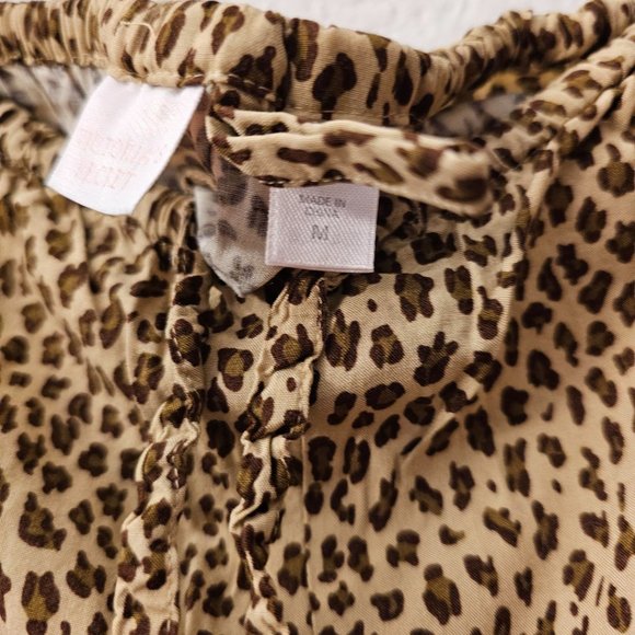 Victoria's Secret Leopard Print Sleep Shorts - Lounge Wear - Size M - Picture 5 of 7